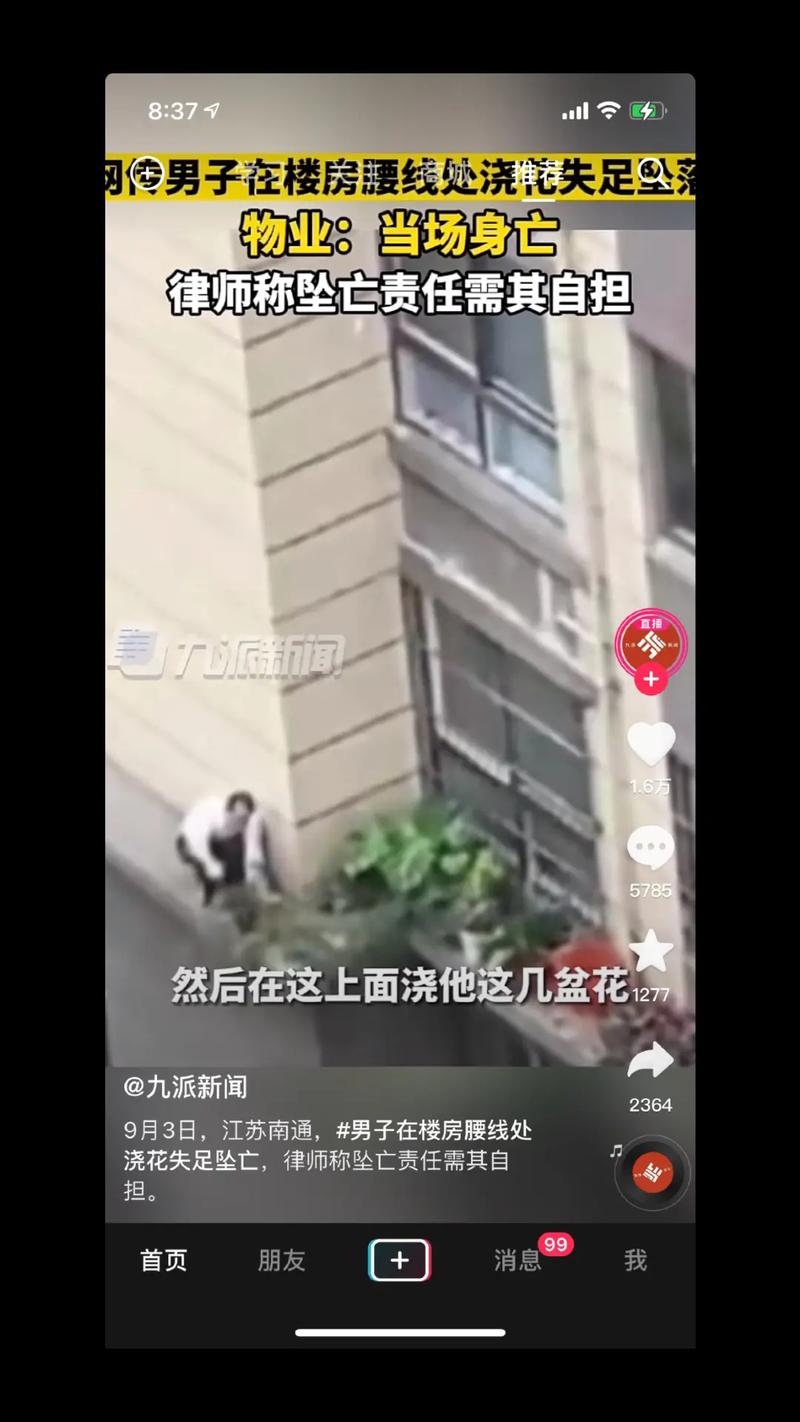 新澳门2025年正版免费和天降花盆砸路人脚边与花盆坠落将人砸死